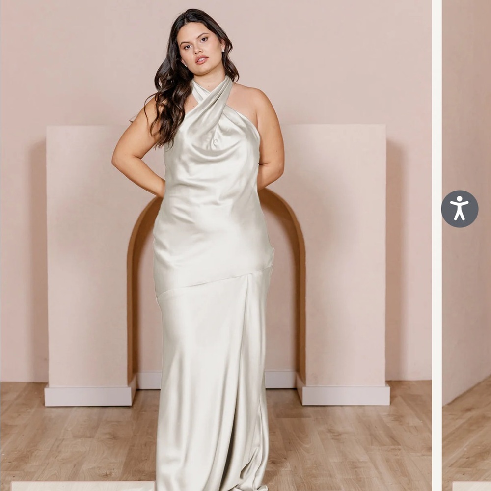 Revelry Athena Dress Soft Champagne